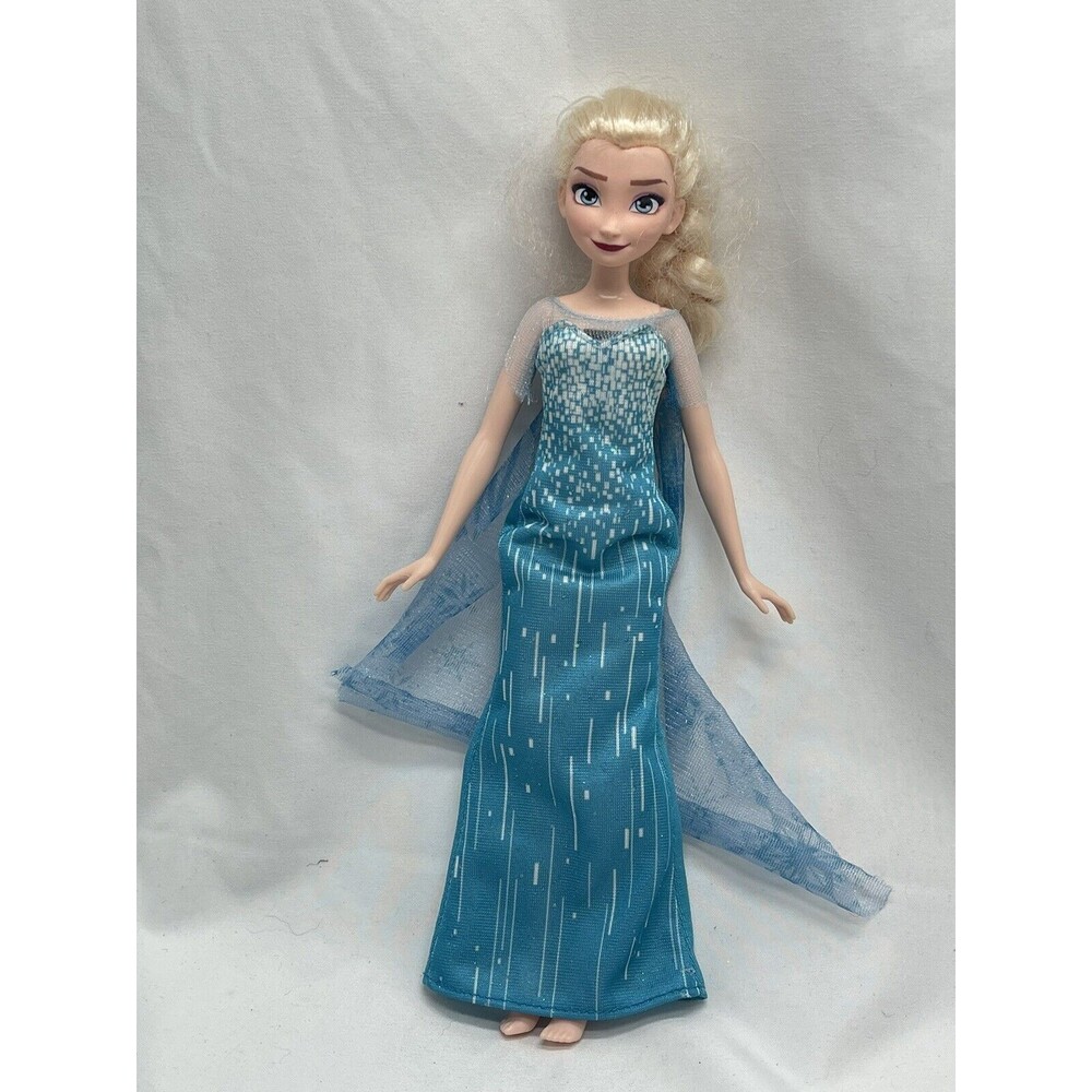 Disney Princess Elsa Frozen Girl Doll Figure Hasbro 11.5” Singing Works